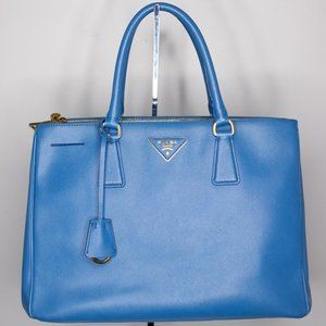 Prada Medium Saffiano Double Zip Galleria